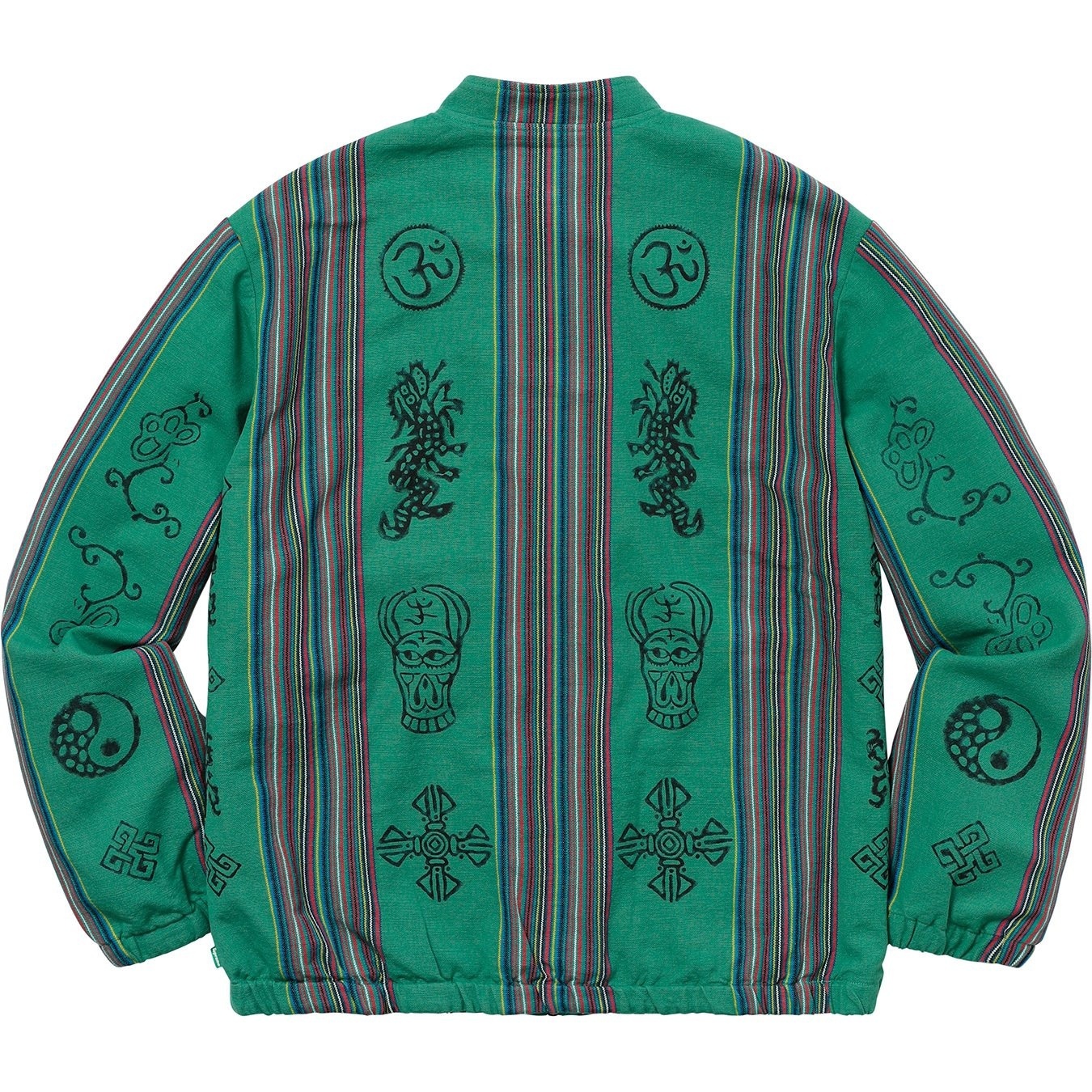 Woven Striped Batik Jacket view 11